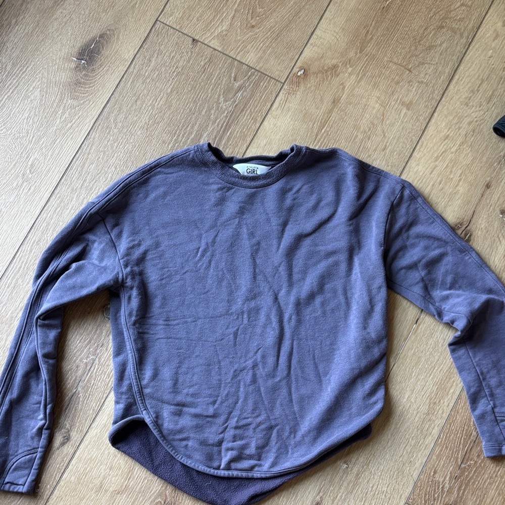 Athleta Girl Heathered Gray Top